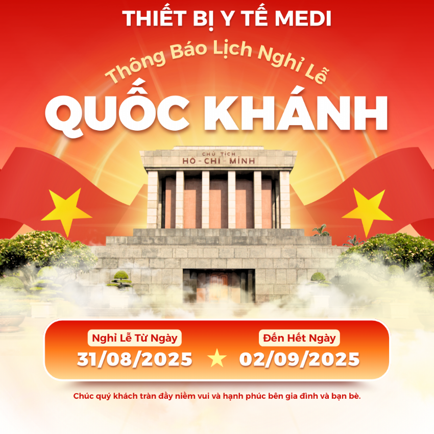 THÔNG BÁO LỊCH NGHỈ LỄ QUỐC KHÁNH 2/9/2025