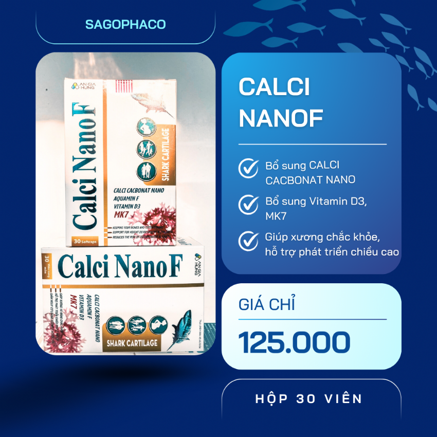 Bổ sung Calci CALI NANO F