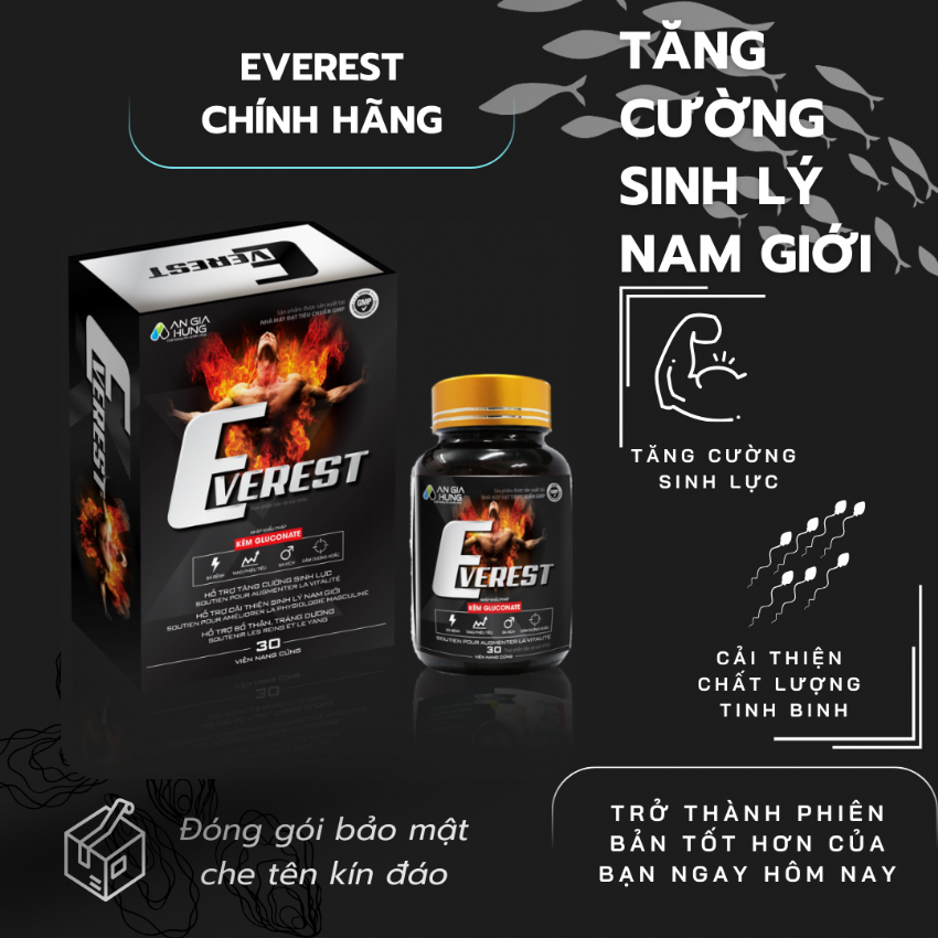 Everest - Giải pháp tăng cường sinh lý nam giới an toàn và hiệu quả