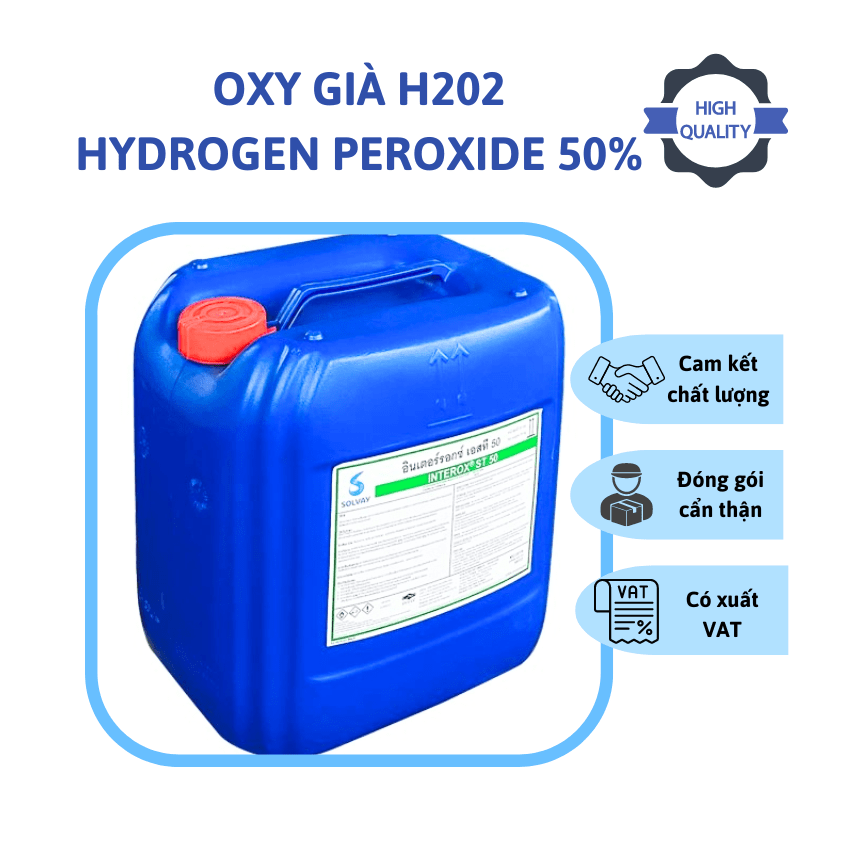 Oxy Già H2O2 - Hydrogen Peroxide 50% - Thái Lan