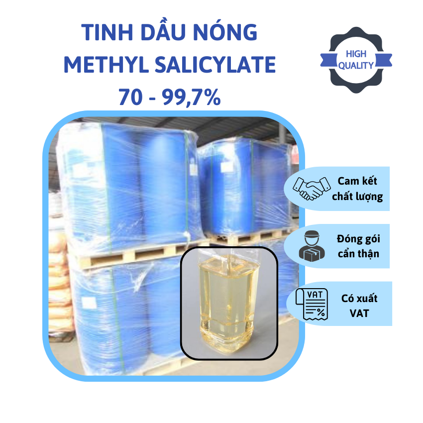 Tinh Dầu Nóng Methyl Salicylate 70 - 99,7% Sản phẩm chất lượng cao